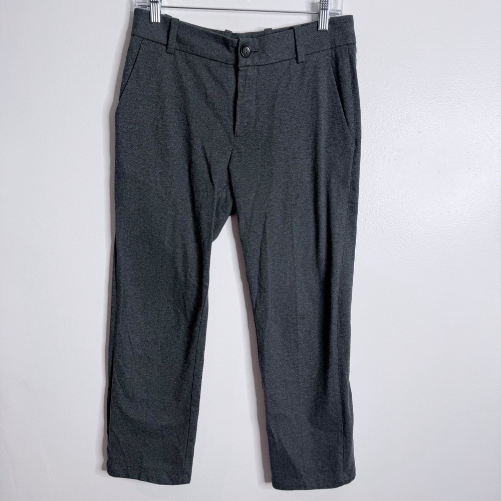 JAMES PERSE Women’s Size 26 100% Cotton Dark Gray Pants Soft Stretch‎ Straight